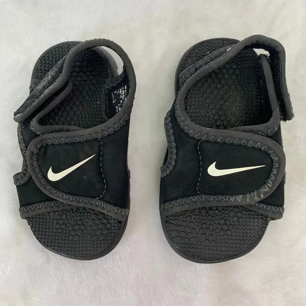 Nike Sunray Toddler Boys Sz 3 Adjustable Hook Loop Water Hiking Shoes Sandals
